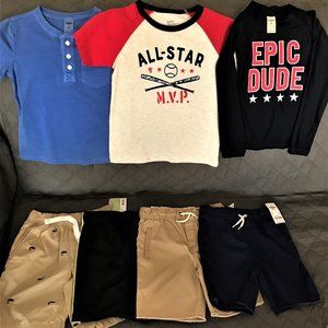 Boys OshKosh Summer Wear 7-Piece-Lot Sz 4T